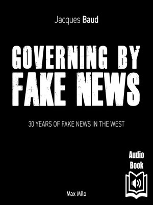 cover image of Governing by Fake News